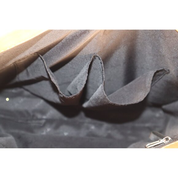 Tahari Brown & Tan‎ Striped Tote Bag with Dual Handles & Adjustable - Picture 9 of 9